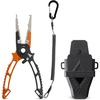 image:imageKastKing TiForge Titanium Jaw Fishing Pliers  CorrosionResistant Freshwater amp Saltwater Pliers DualTip Design Safety Lock Secure Sheath amp Tether System76 Titanium Jaw PlierOrangeBlack