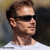 image:imageKastKing Hiwassee Polarized Sport Sunglasses for Men and Women Wrap Sunglasses for Fishing Cycling and RunningUV ProtectionFrame Matte Black  Lens Smoke Mirror
