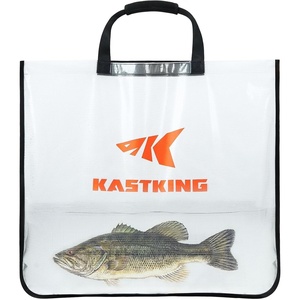 image:imageKastKing EliteTote Tournament Fishing WeighIn Bag  24 x 22 100 Leakproof PunctureResistant Reinforced Carry Handles Builtin Drain Valve for TournamentsClear