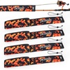 image:imageKastKing MeshGuard Camo Fishing Rod Sleeves Fits Casting Spinning RodsOrange Camo 4 Pcs