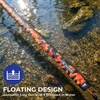 image:imageKastKing MeshGuard Camo Fishing Rod Sleeves Fits Casting Spinning RodsOrange Camo 4 Pcs