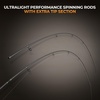 image:imageKastKing Zephyr Finesse Spinning amp Casting Fishing Rods58 FL Fast 2pcs Extra Tip