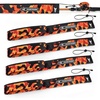 image:imageKastKing MeshGuard Camo Fishing Rod Sleeves Fits Casting Spinning RodsOrange Camo 4 Pcs